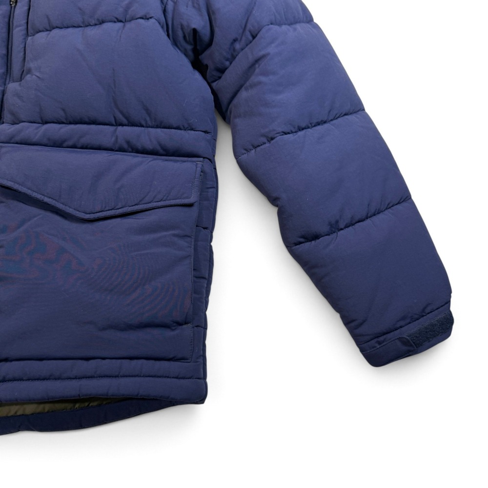 J Crew Nordic Puffer Jacket Mens Medium Navy Blue Primaloft Insulated AZ580 - Picture 11 of 14